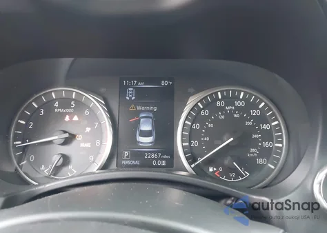 2023 Infiniti Q50 Sensory Awd z USA, uszkodzony, nr VIN JN1EV7CR0PM540657